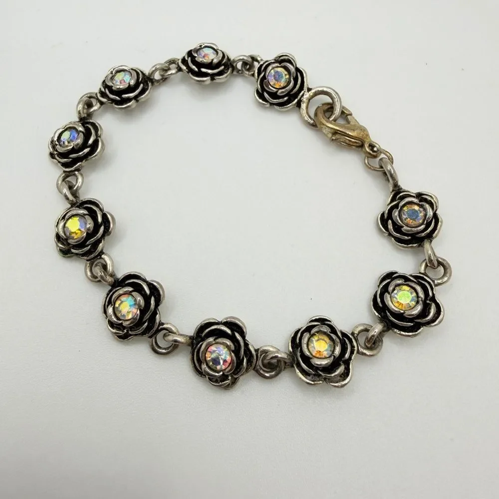Vintage Premier Designs Aurora‎ Borealis rhinestone 